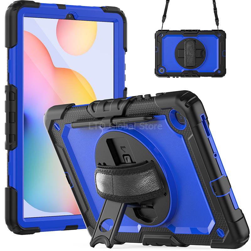 Case For Samsung Galaxy Tab S6 Lite 10.4 P620 P625 P613 P619 P610 P615 Tablet Case Kickstand 360 Rotation Cover