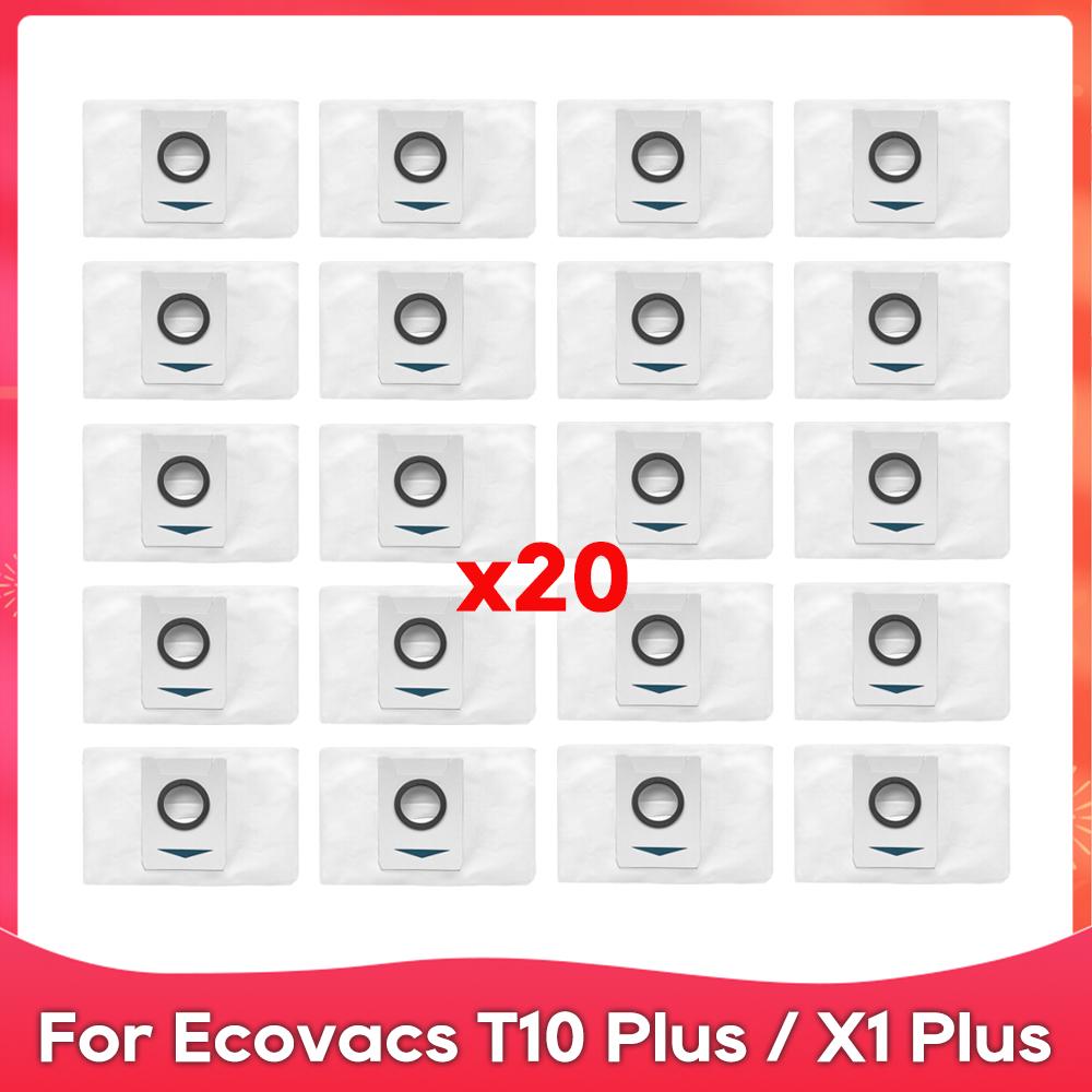Fit For ( Ecovacs T10 Plus / X1 Plus ) Roller Side Brush Filter Dust Bag Mop Rag Robot Vacuum Cleaner Replacement Accessory Part