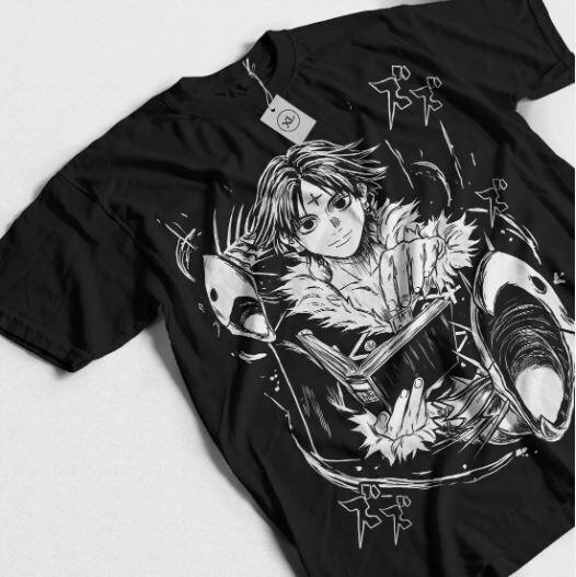 

Chrollo Lucilfer T-shirt Hunter X Hunter HXH Anime Graphic Tee All Size 4XL