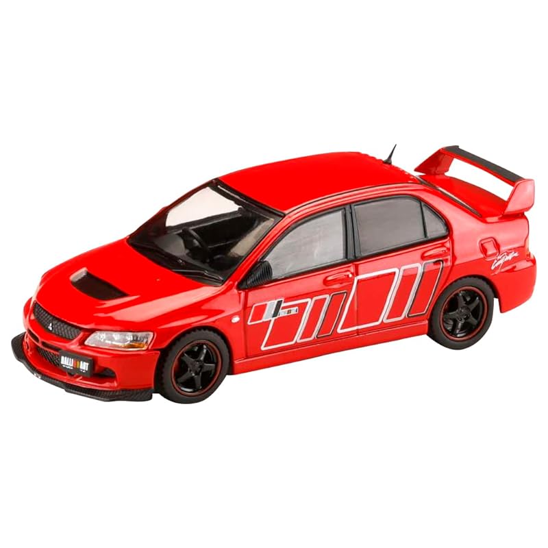 

1/64 mitsubishi lancer GSR EVOLUTION 9 RALLIART red solid