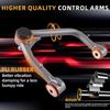 24 Upper Control Arms Compatible with 20192025 Chevy Silverado 1500 GMC Sierra UCA Tubular Suspension Kit with Ball Joints Poly