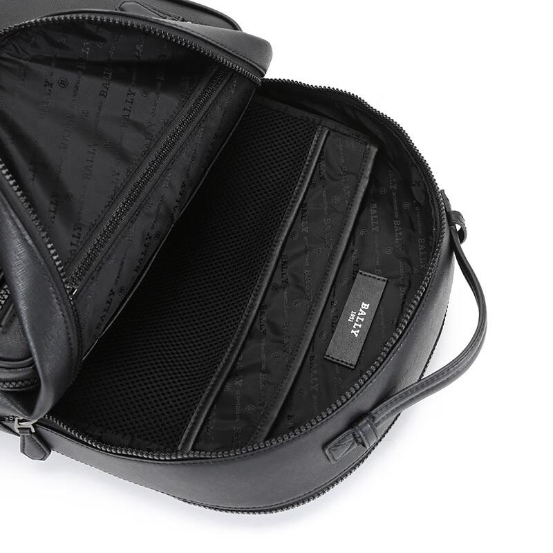 Bally Men's Striped Leather Convertible Backpack