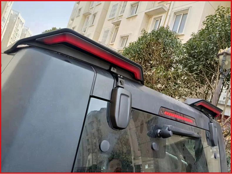 Wrangler BJ40 Rear Wing with Lights - No Punching Needed