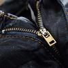 Jeans Herren Zerrissene europäische und amerikanische Distressed Slim Straight Herrenjeans
