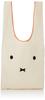 Marimo Craft Miffy Embroidery Series Marche Bag, Sagura Embroidery, Miffy Face, W36 x H38cm (Handle: 28cm), DBM-865