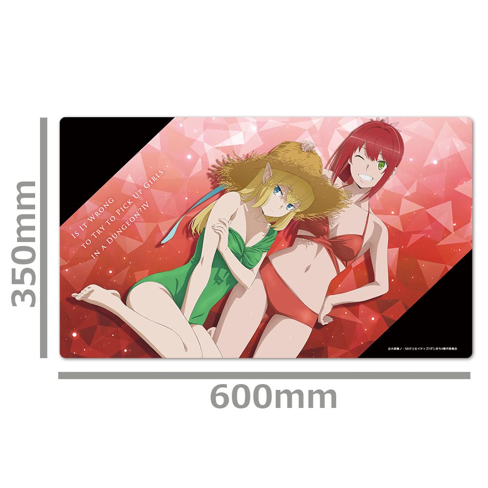 Is It Wrong to Try to Pick Up Girls in a Dungeon? IV Character Rubber Mat B [Ryu & Alize]