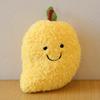 Fruit & Vegetable Plush Toy Set: Watermelon, Pineapple, Banana, Peach, Strawberry, Mango Cloth Dolls