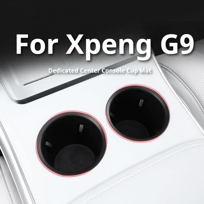 Fit For Xpeng G9 XiaoPeng G9 2022-2025 2026 Car Cup Slot Filler Storage Box Center Console Organizer Cup Pad Shockproof