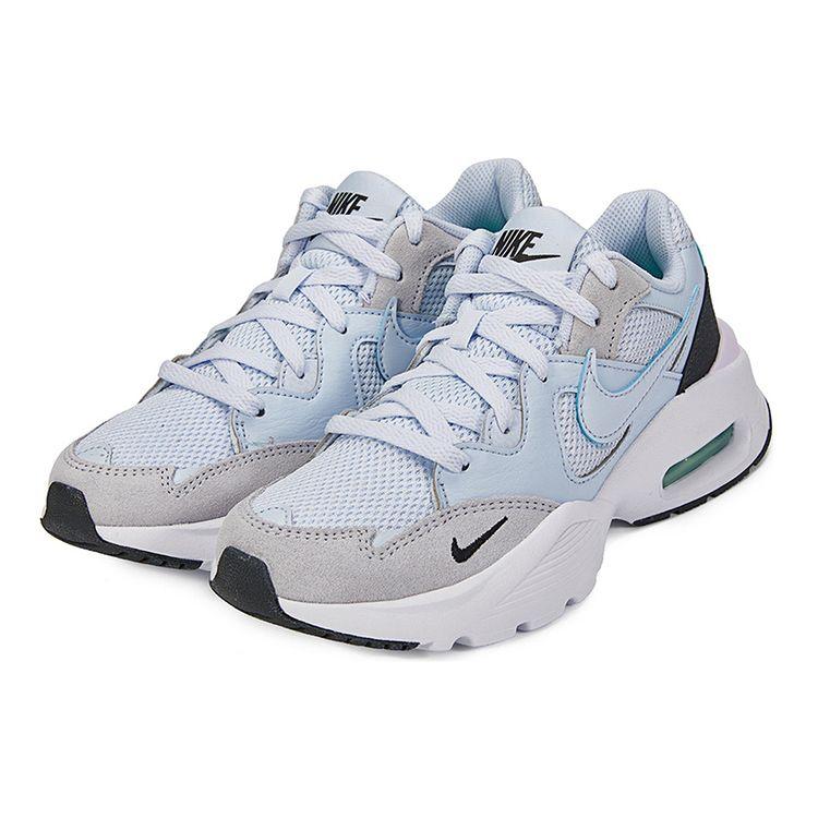 Nike Air Max Fusion Comfortable Low-Top Air Cushion Training Running Shoes Women Sneaker Ice-Blue Black CJ1671-007