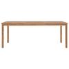VidaXL Garden Table 200x100x77 Cm Solid Teak Wood 44998