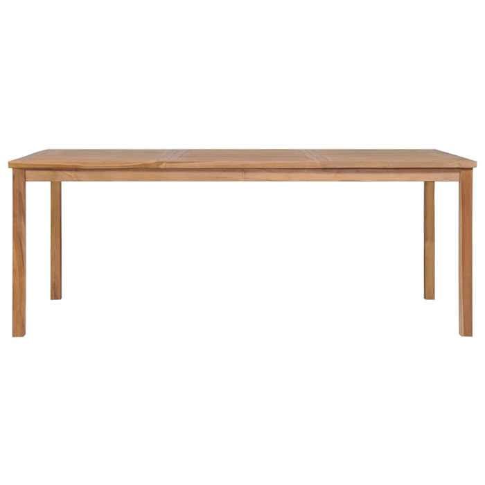 VidaXL Table de jardin 200x100x77 cm Bois de teck solide 44998