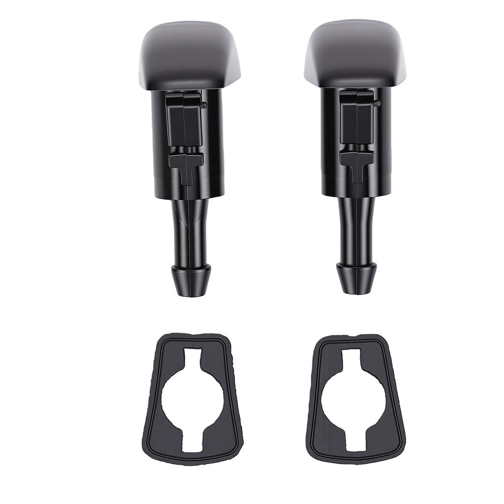 Windshield Washer Nozzle Kit Replacement For RAM 1500 2500 3500 PICKUP 5160308AA Windshield Wiper Jet Washer Nozzle