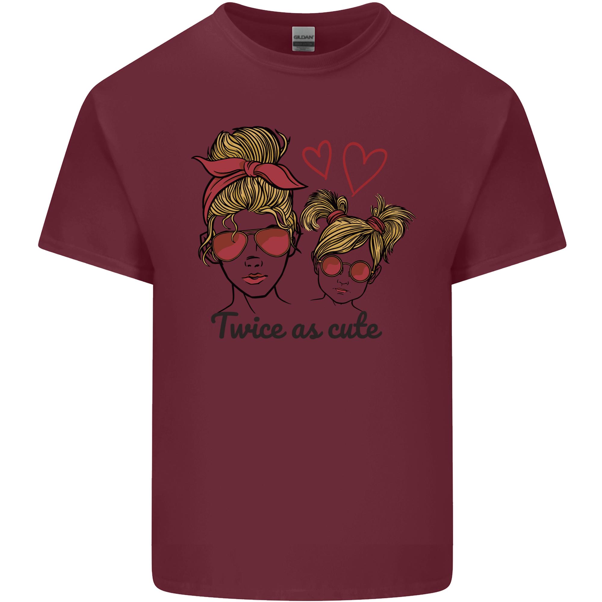 Mummy Daughter Twice as Cute Mommy Unisexs Light Cotton TShirt S