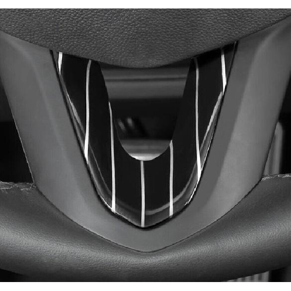 Fit For Cadillac CT5 CT5-V -2024 Gloss Black Steering Wheel Sheet Cover Trim