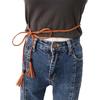 Accessories Bohemian Thin Belts Women Waist Chain Ethnic Style Belts Waist Rope Braided Tassel Belt