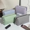 Large-Capacity Toiletry Bag Striped Makeup Storage Bag Durable Desk Pencil Box  Gifts