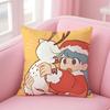 HHilda cartoon girl anime Cushion Cover Pillow Case Soft Friendly Fabric  Concealed Zipper