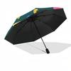 1pc Umbrellas Raindrops Custom Name Automatic Folding Umbrella, Durable Plastic & Iron, Lightweight for Outdoor Daily Use  S1230070