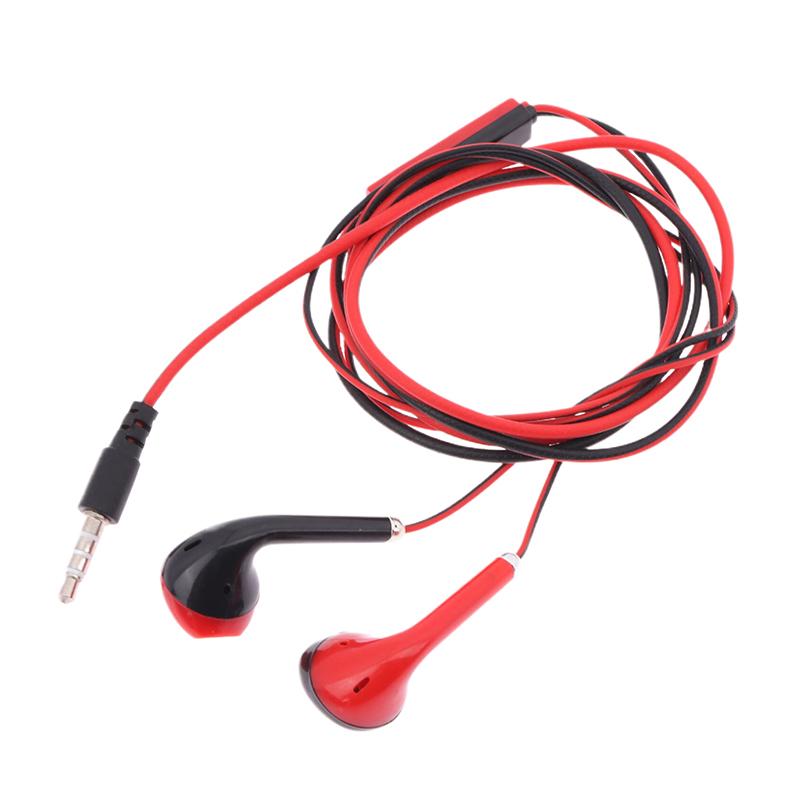 Universal 3.5Mm Stereo In-Ear Macaron Color Headphones Sport Music Earbud Wired Earphones With Mic For Xiaomi Huawei Samsung
