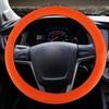 Crocodile Texture Universal Rubber Car Steering Wheel Cover For 34-48cm Wheel