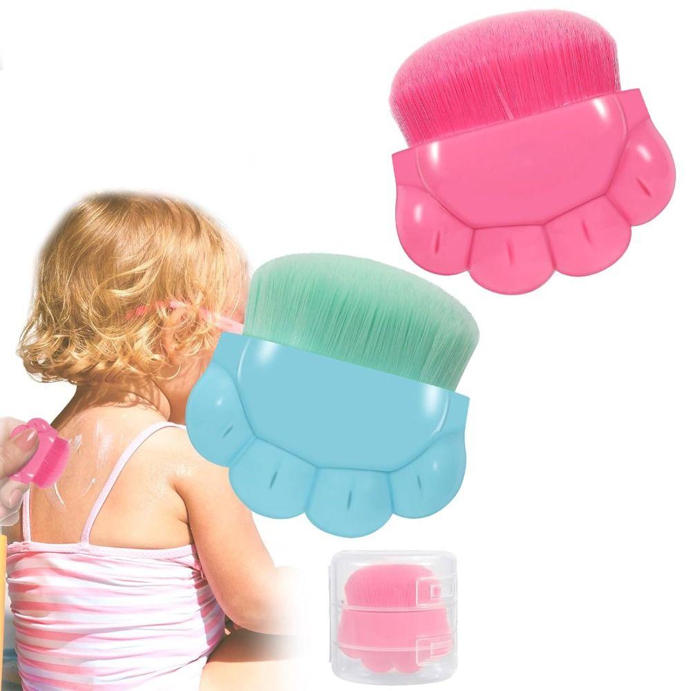 

Easy to Clean Kids Sunscreen Applicator Portable Sun Lotion Applicator New Sunblock Buddy Brush