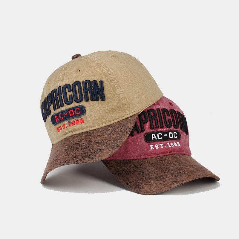 European and American Men's Washed and Old Embroidered Baseball Cap Women's Outdoor Sunscreen Sun Hat Hot-selling Cap