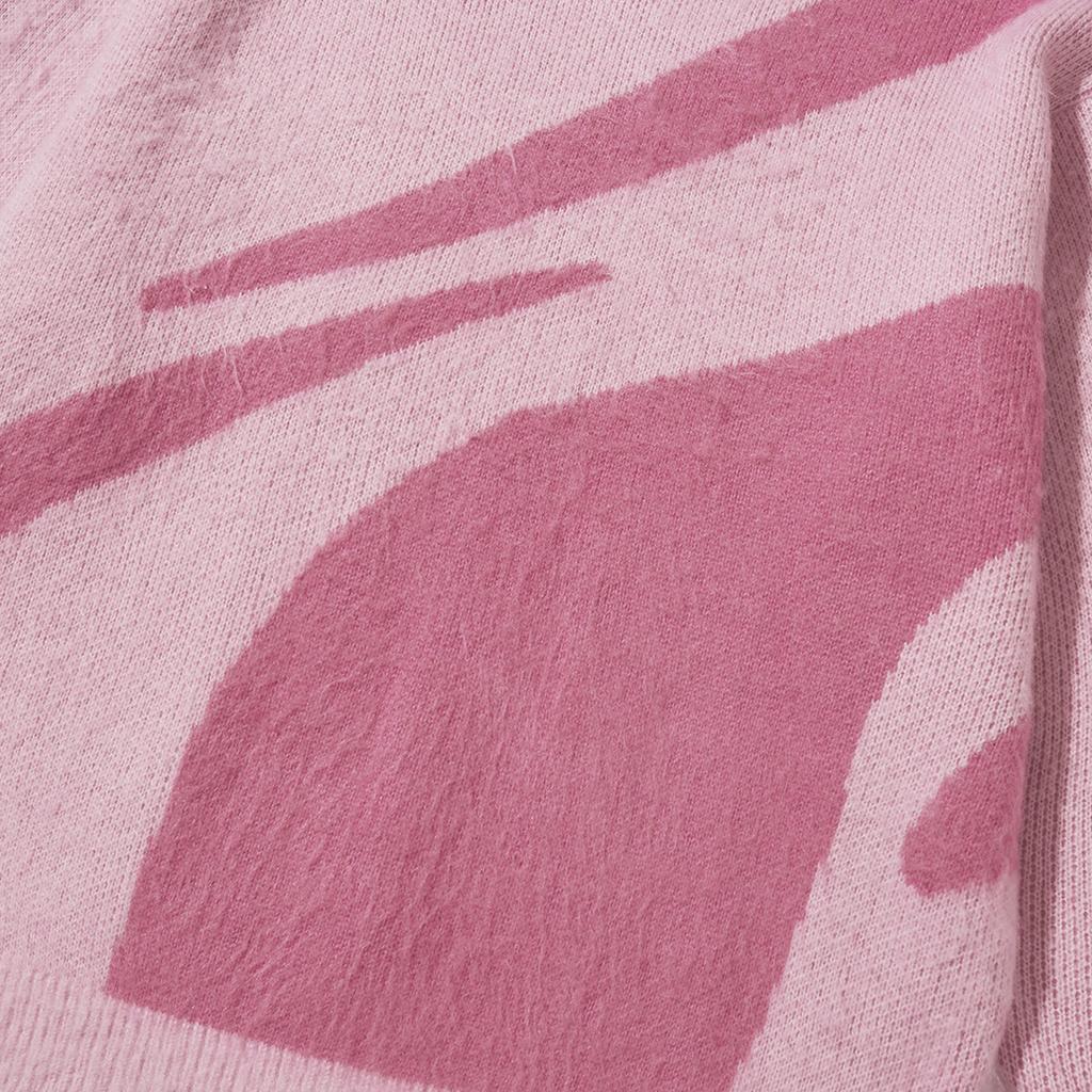 Illuminate Symbol Jacquard Round Knit - Pink