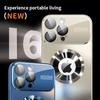 New Titanium Metallic Matte Case For iPhone 17 Air 16 15 14 Plus 13 12 11 17 Pro Max For Magsafe Glass Lens Camera Protect Cover