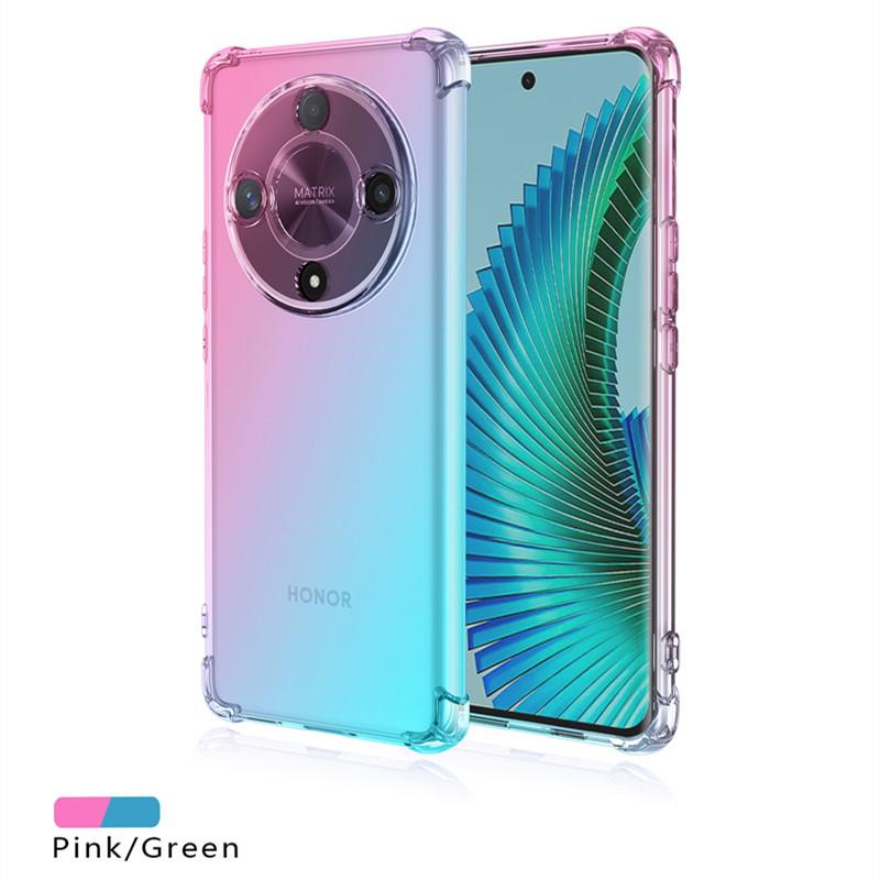 Shockproof Gradient Airbag TPU Case for Honor Magic 8 7 6 Lite Magic 4 Pro X9d X9c X9b X9a X9 G Protective Cover Fundas Coque