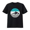 Vintage Orca Killer Whale Print T Shirt for Boys and Girls Unisex Breathable Versatile Soft S