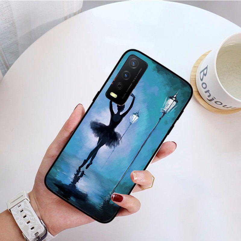 Ballett tanzendes Mädchen Ballerina Ölgemälde Handyhülle Für vivo Y31 Y30 Y33S Y11S Y12 Y17 Y20 Y21S Y1S Y53S Y15 Y19 Y91C V23Hülle