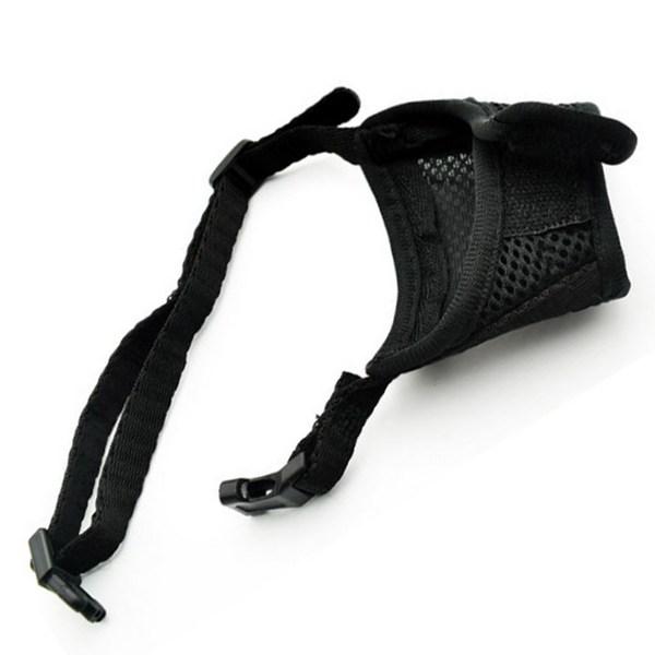 Dingdongpet dog mesh soft muzzle M, black, 1 piece