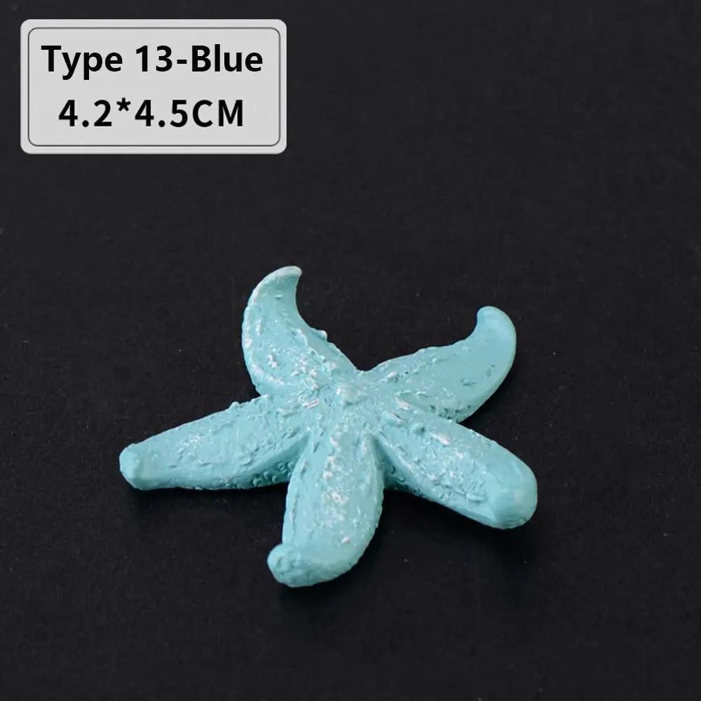 Aquarium Artificial Coral Landscape Ornaments Garden Fish Tank Decor Resin Reef Rock Making Simulation Starfish DIY Background