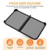 Air Fryer Splash Guard Reusable Silicone Airfryer Splash Pad Effective Grease Splatter Shield Baking Accessories for Ninja AF500