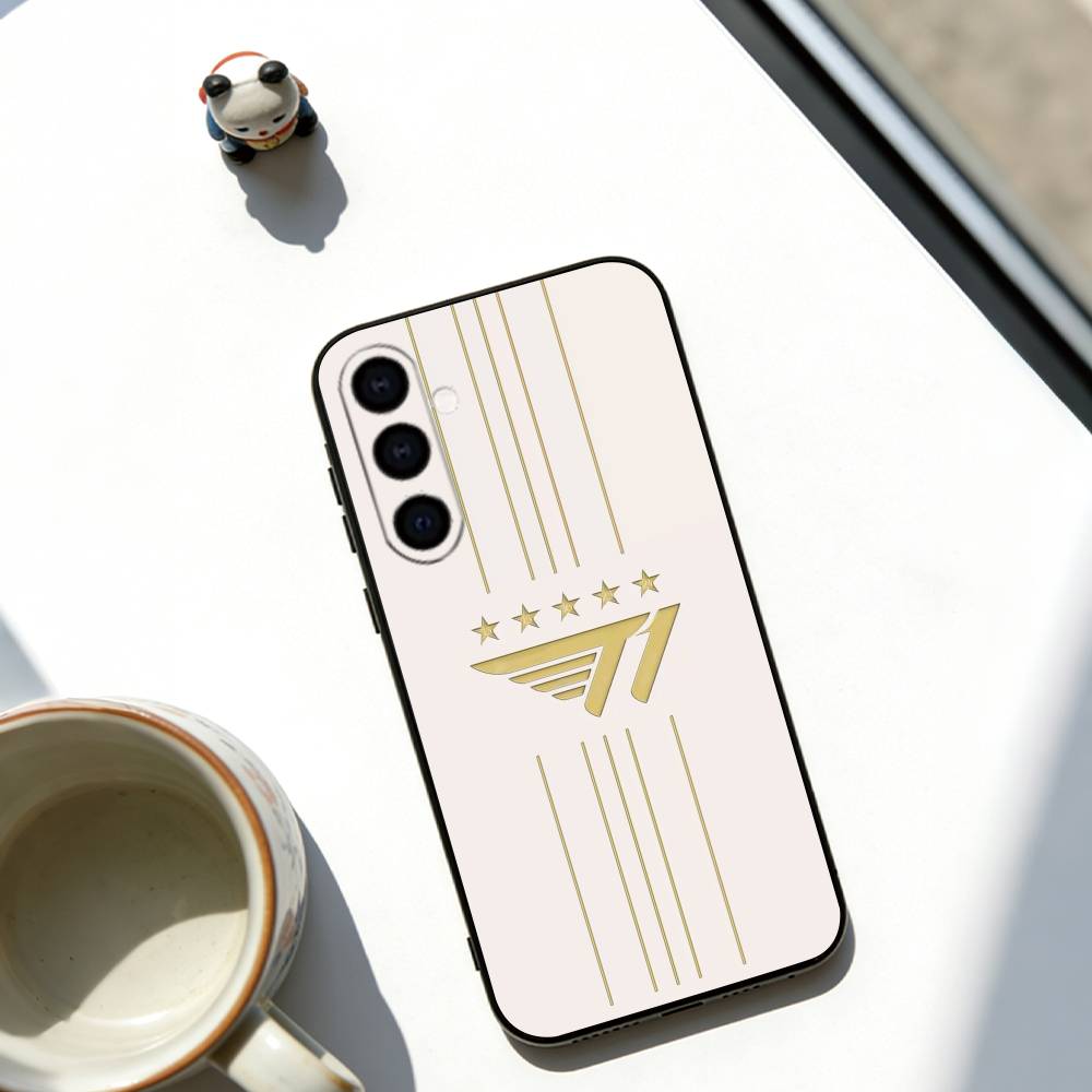Cool t-T1 E-gaming Design Phone Case For Samsung Galaxy A73,A72,A71,A70,A53,A52,A51,Others Soft Black Cover