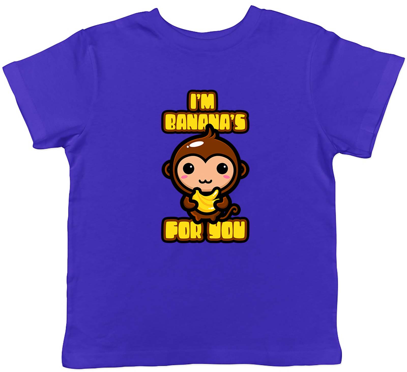 

I m Banana s For You Monkey Animal Valentine s Day Kids T-Shirt Boys Girls Gift 130