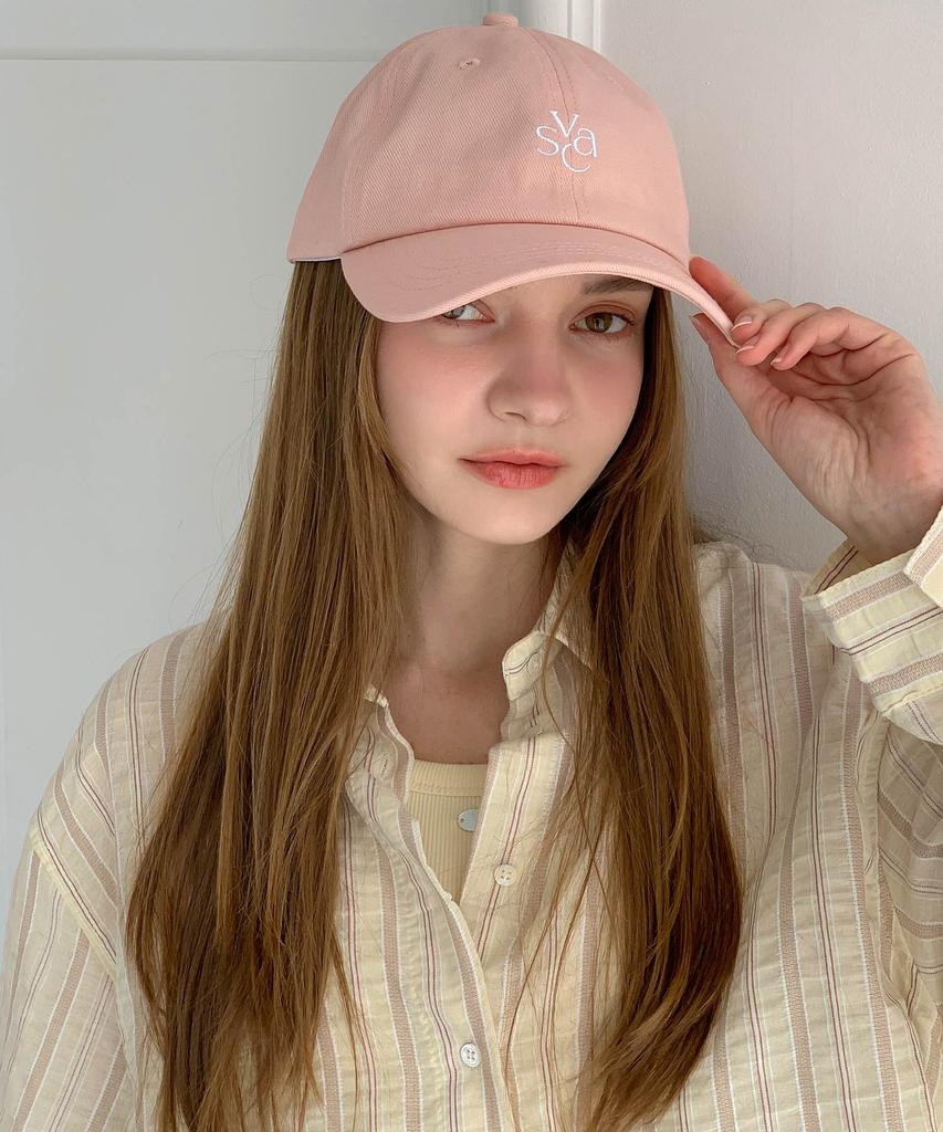 Baseukala Vasc Logo Stitch Embroidered Ball Cap Pink