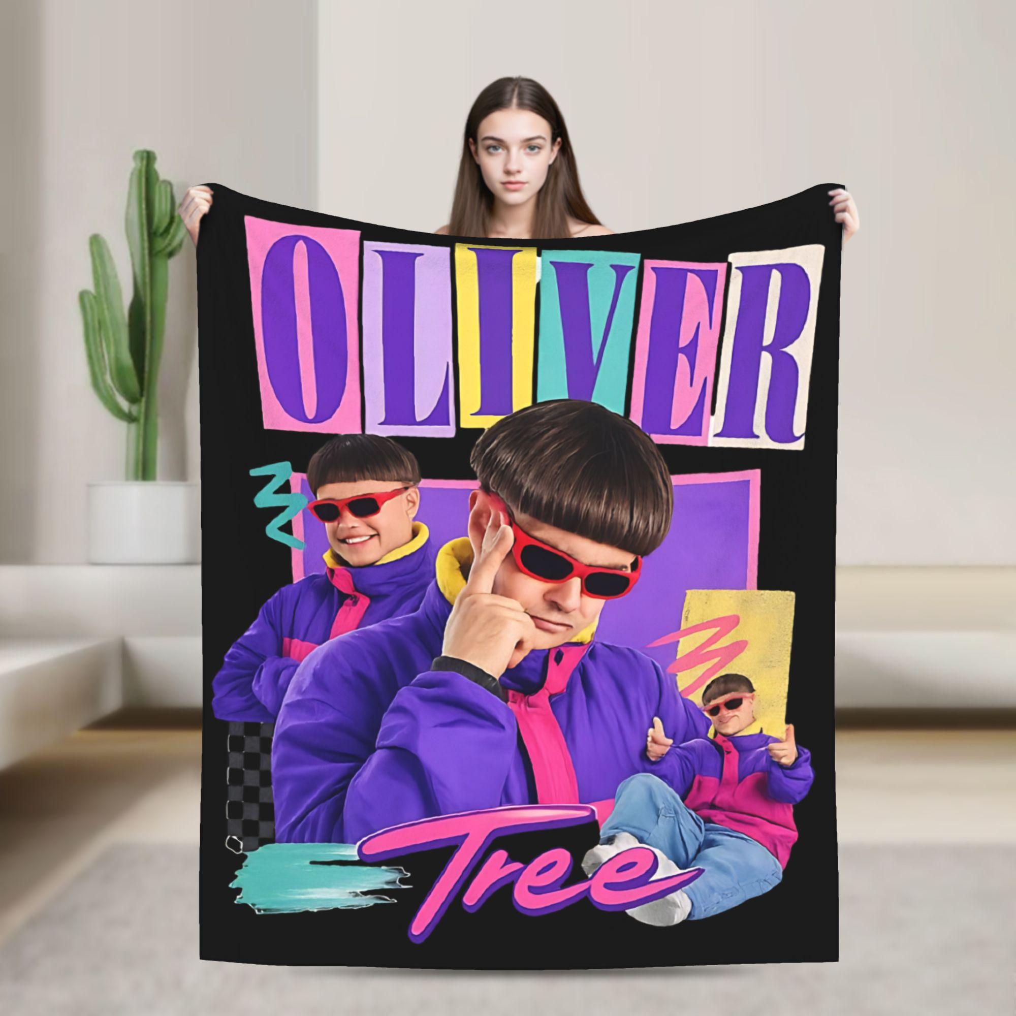 Happy Adults Toys Unisex Oliver Tree Rest In Peace 1993 To Memorial Knitted Blanket Flannel Throw Blankets Home Couch Printed Soft Warm Bedspreads