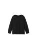 Long Sleeve Pocket Logo Size 160 Tee, Black,