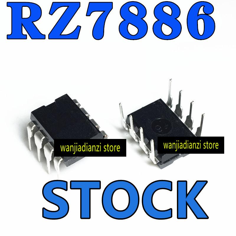 5pcs New and Original  RZ7886 DIP8 High Current Motor Driver Chip Up To 13A Bidirectional Dc Motor Drive Circuit RZ7886