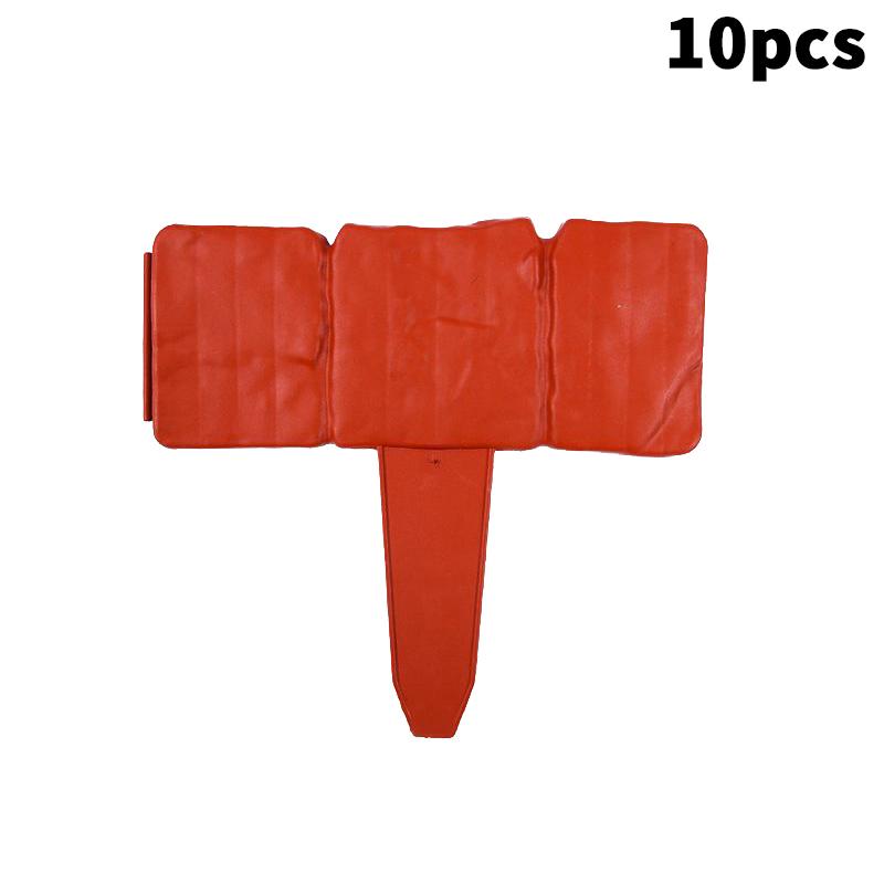 10 Stück Gartenzaun Imitationsstein Pflanzenstützpfahl Outdoor Einfassung Dekorative Bordüre DIY Rasen Hof Landschaft Pflanzenzaun