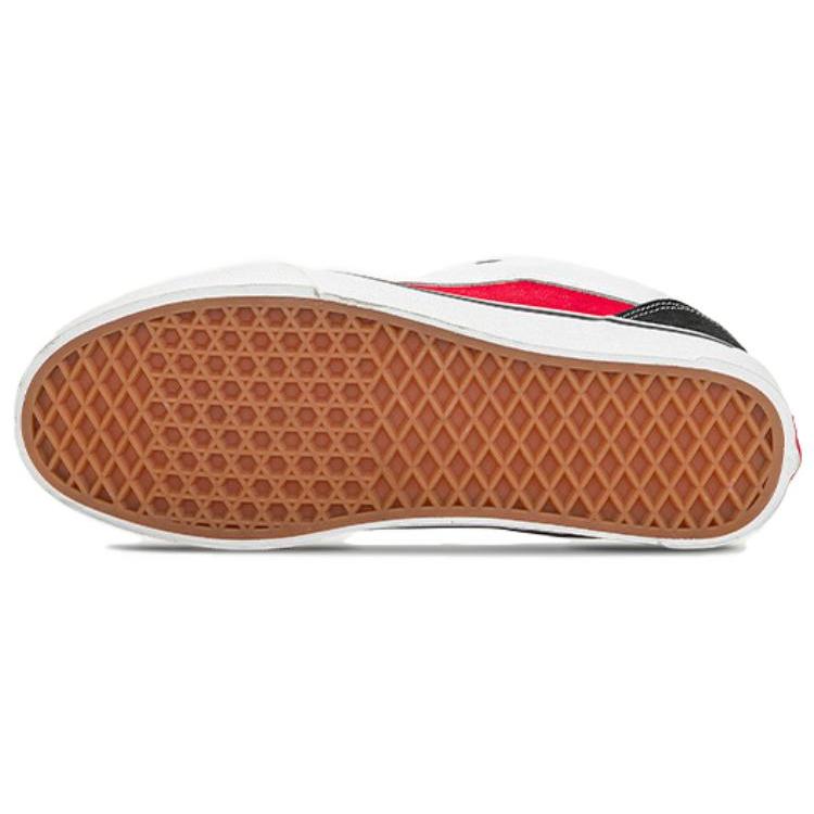 Knu-Skool Heren Vans 'Black Red' VN0009QC6RT