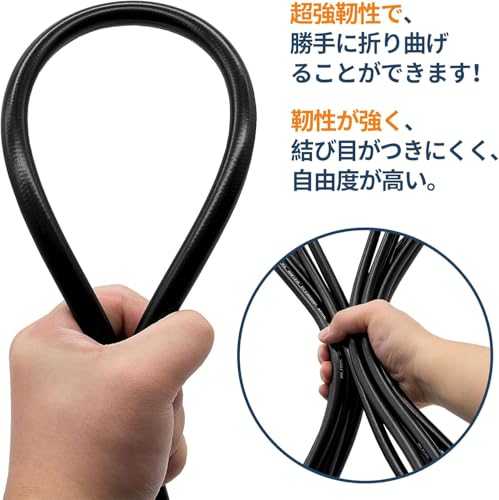 DCGLA Kärcher Hose for Pressure Washers, K Series K2, K3, K4, K5, K7, Quick-Drop Type, Fully Upgraded Model (Black, 10m)