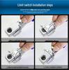 8mm Labor-saving PVC Edge Banding Hole Punch Tool for Woodworking