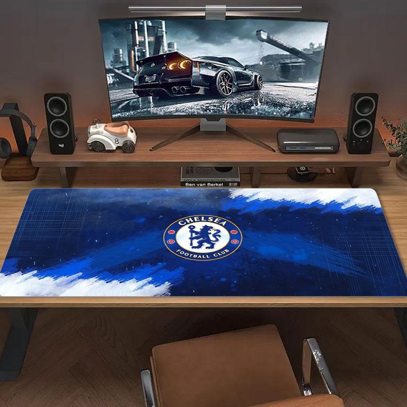 Chelsea F Large Size Mouse Pad Large Gaming Table Cushion Non-slip Laptop Tablet Big Mousepad XXL Mat Mini PC Playmat With Lock Edge