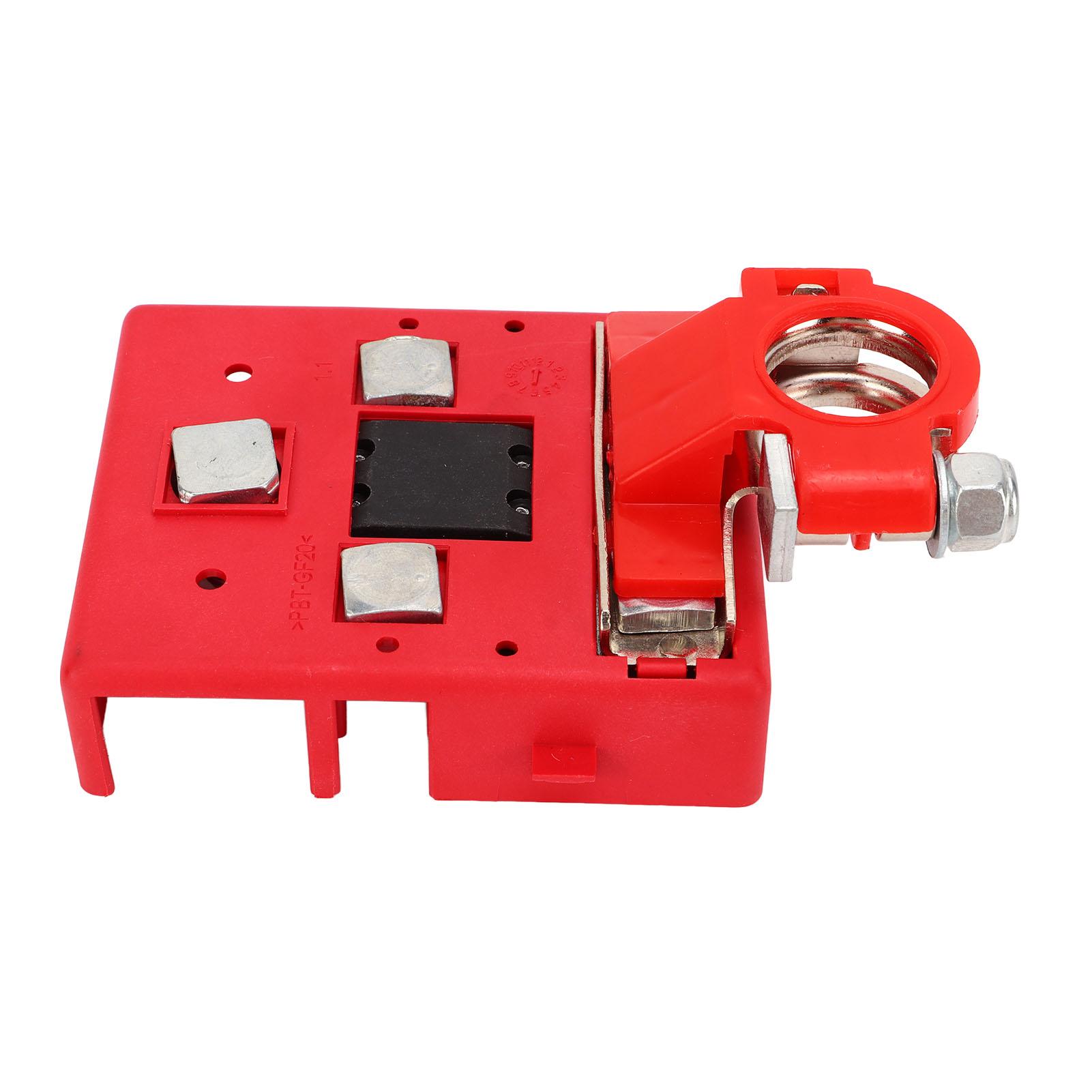 

Battery Distribution Terminal 32V 400A Quick Release Fused Clamp Connector 3 Studs for Caravan