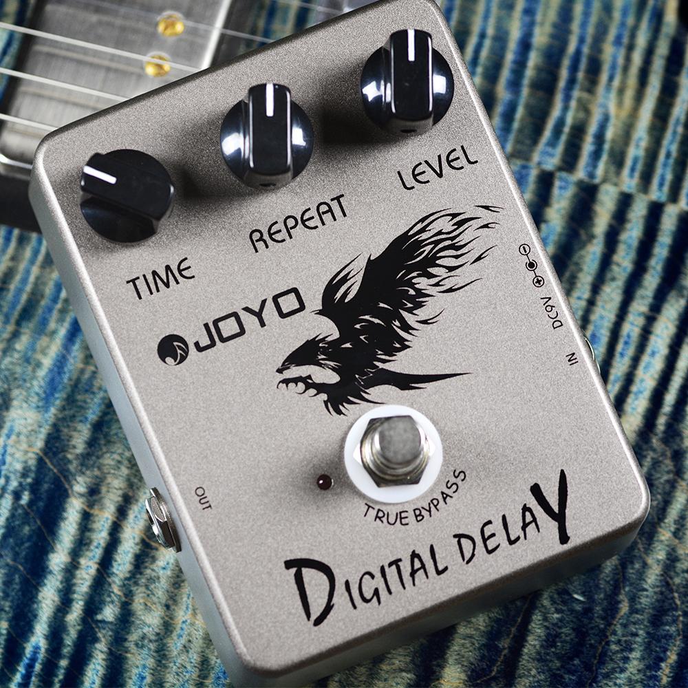 JOYO JF-08 Digital Delay Guitar Effect Pedal Classic Slap Back Echo Full Bypass Wiring True Digital Delay Effect Guitar Pedals