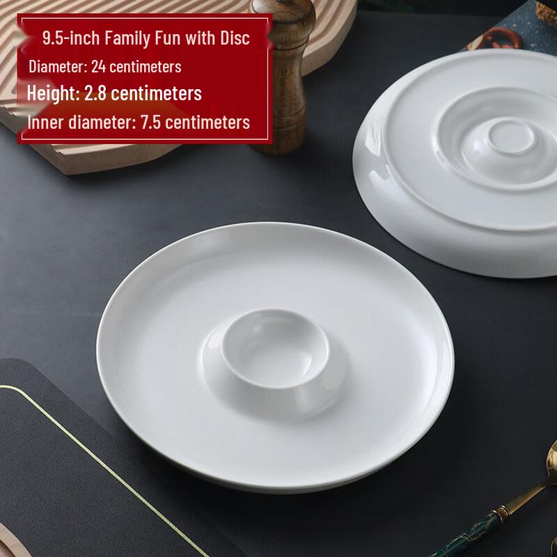 Sweet Elegant Ceramic Dinner Platter - 9.5 Inch