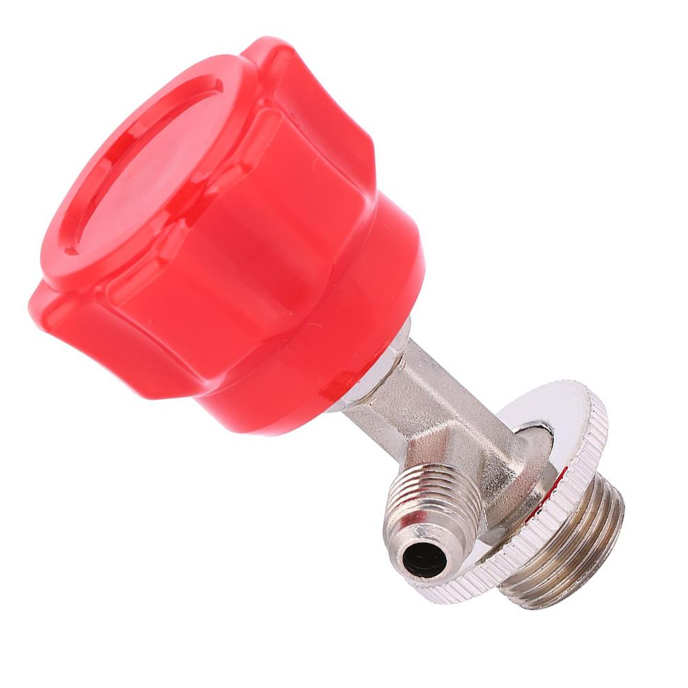 Vehicle air conditioning charging tool with metal bottle opener for car maintenance and repair with safe handle