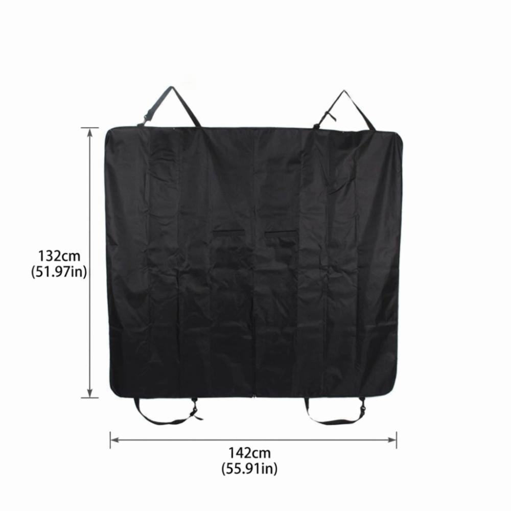 Anti-Slip Underside Pet Back Seat Mat 600D Oxford Weave Dog Cat Travel Hammock Off-Road Self-Drive